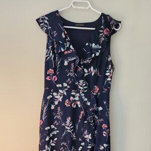 Banana Republic Floral Ruffles Maxi Dress